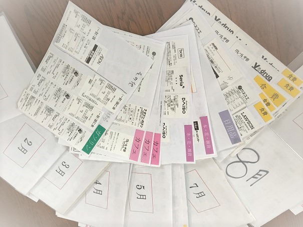 カテゴリー別レシート管理