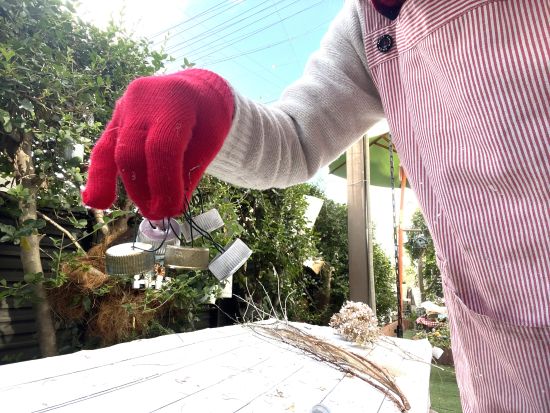 ペットボトルのフタのリメイク