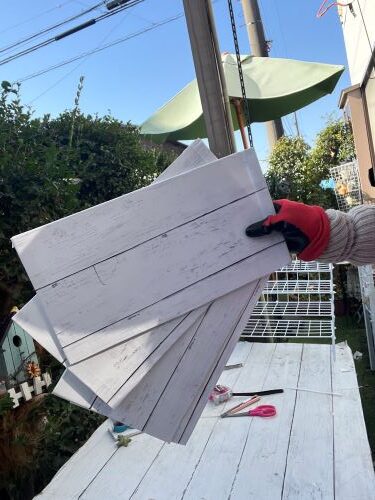 リメイクシートを貼ったプラダン